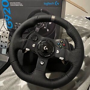 The Logitech G920 is compatible with Xbox, PlayStation, and Pc